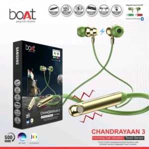 Boat chandrayan 3 bluetooth neckband (black)