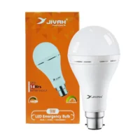 JIVAH 12-Watt LED Inverter AC-DC Bulb | Full Glow Energy Saver 1260 Lumen LED Bulb | Base -B22