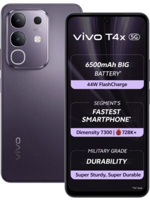 Vivo T4x 5G (Pronto Purple, 256 GB)  (8 GB RAM